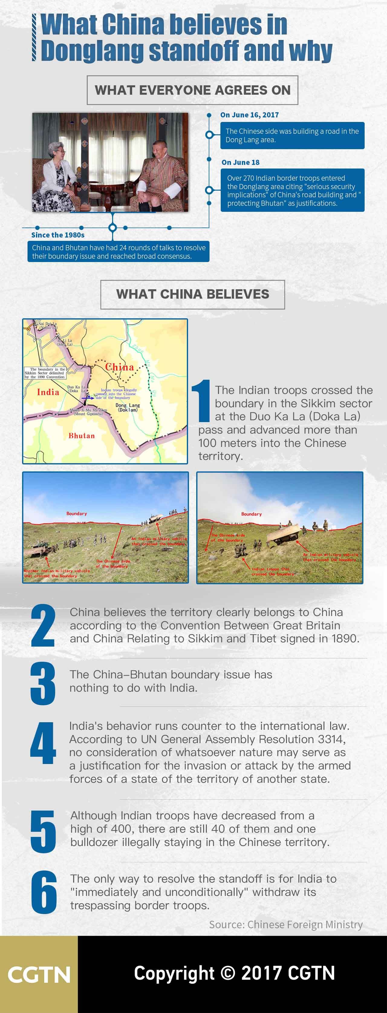 中国国防部长警告印度