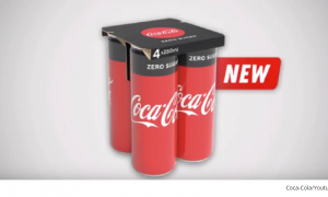 可口可乐新型纸包装真环保，大幅减少塑料垃圾