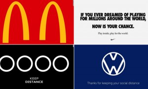 麦当劳、肯德基、奥迪等品牌纷纷推出“社交隔离版”logo