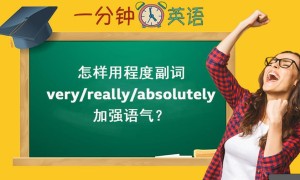 怎样用程度副词 very/really/absolutely 加强语气？