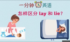 怎样区分 lay 和 lie？